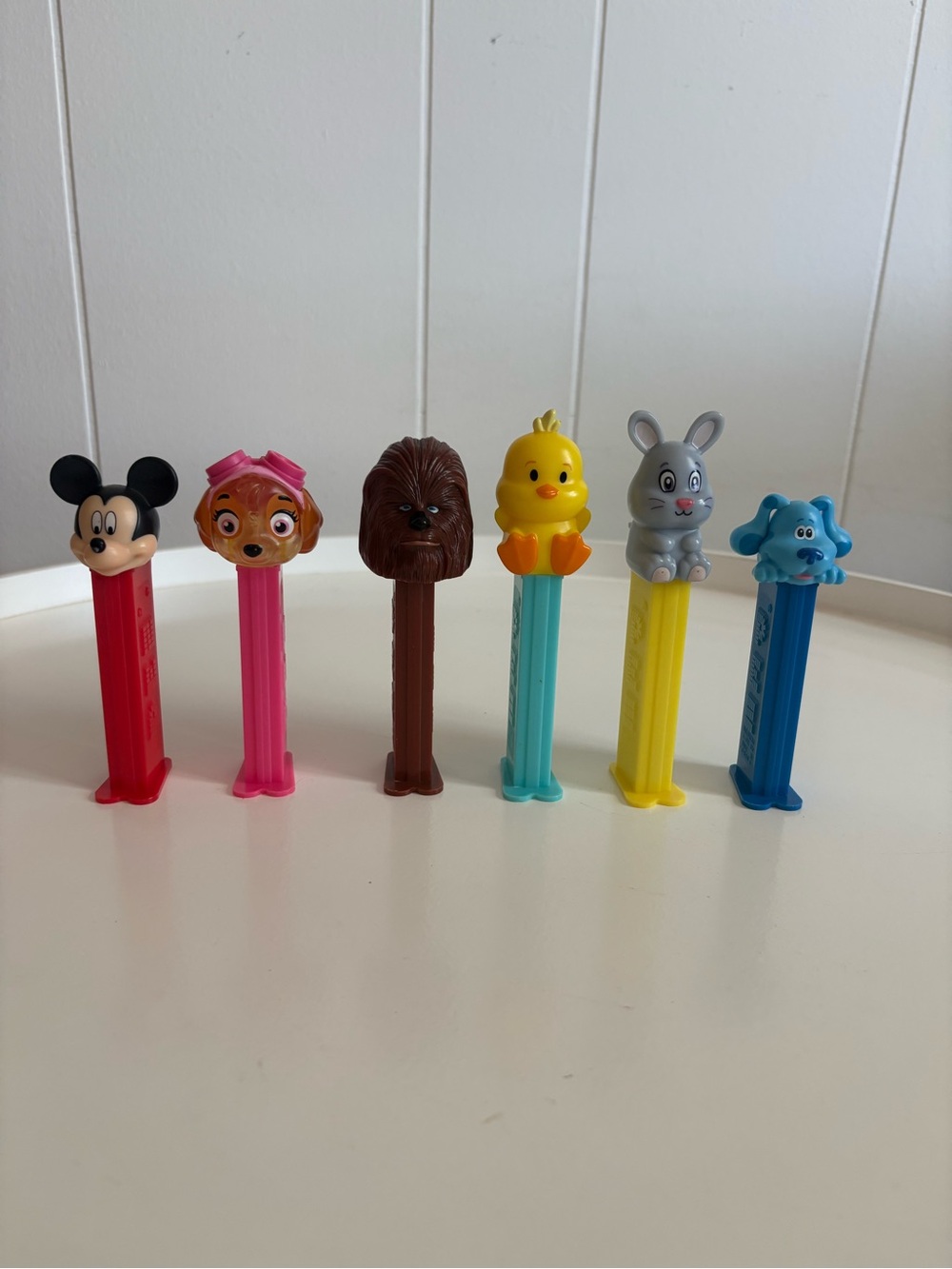 Lot of 6 PEZ Candy Dispenser-          Made in China
